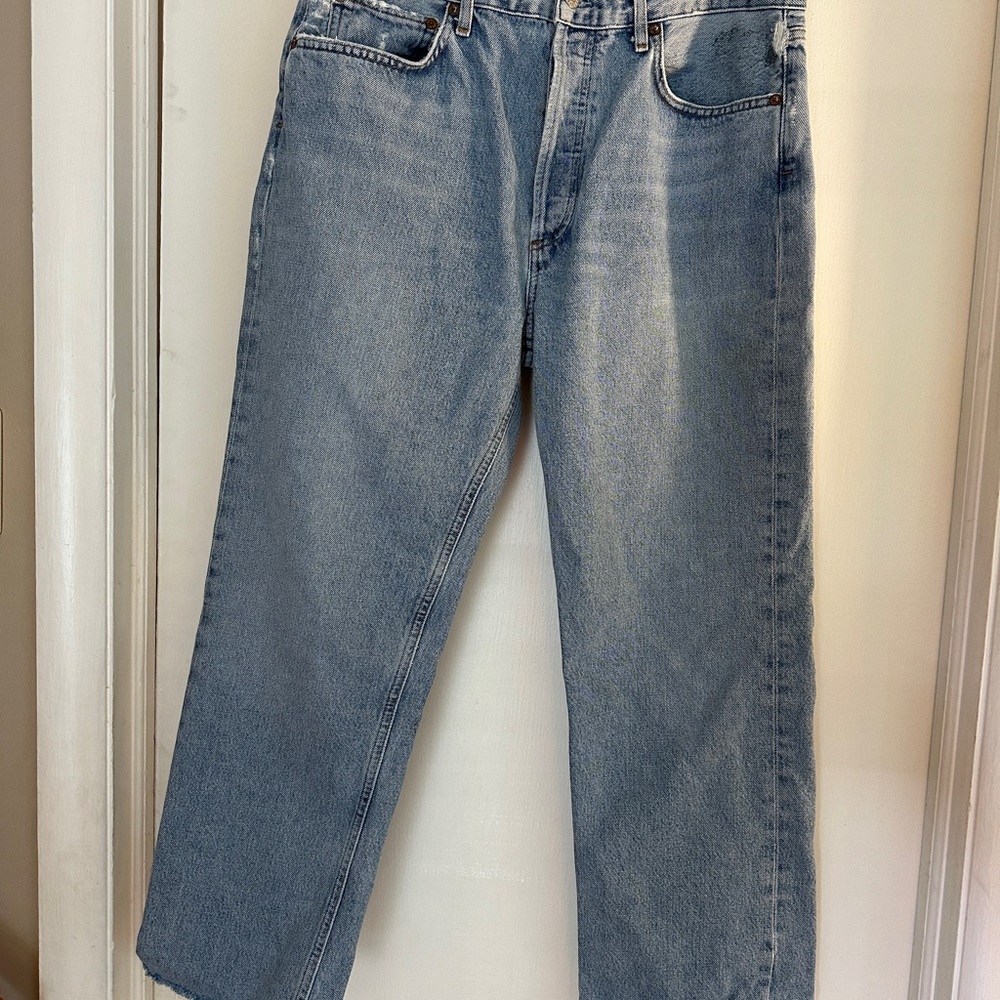 AGOLDE Lana Straight Jeans light denim (wash: Riptide)